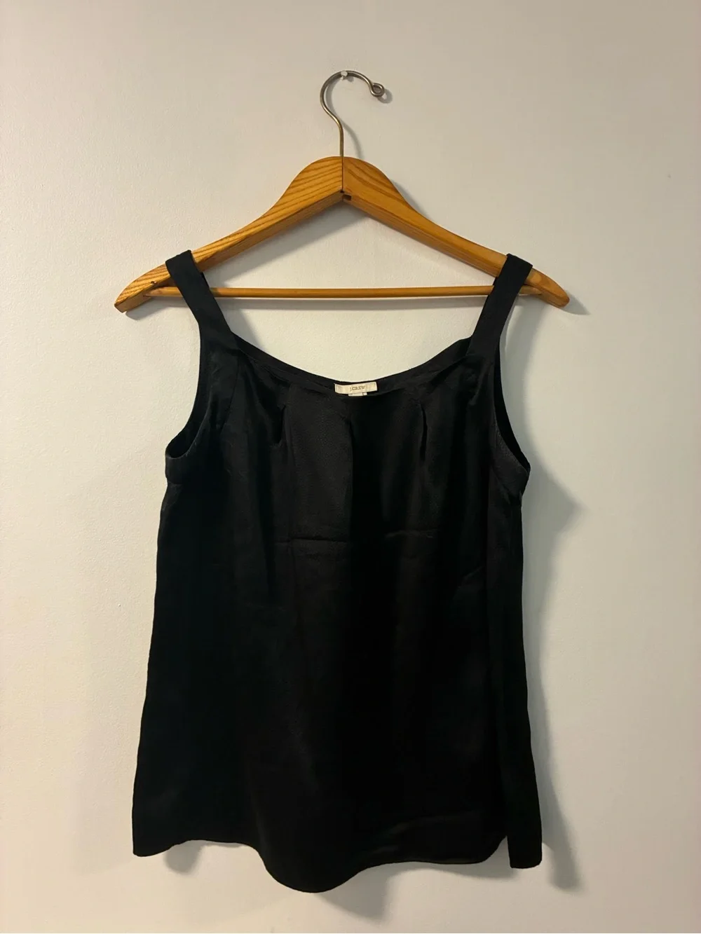 100% silk Classic Black Women's Tank Top